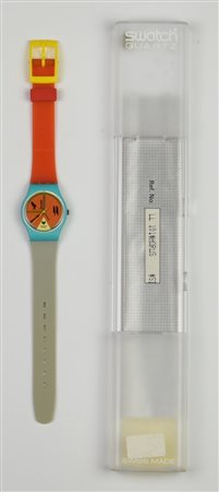 SWATCH NEFERTITI, 1986 mod. HORUS, cod. LL101 anno 1986 Completo di scatola e...