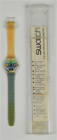 SWATCH MIAMI DECO, 1988 mod. FAMINGO DELI, cod. LK107 anno 1988 Completo di...