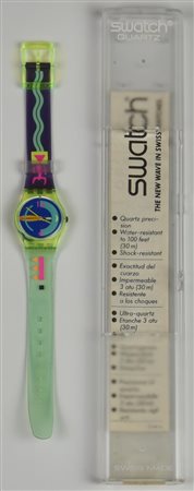 SWATCH DREAM WAVES, 1989 mod. PEAK SEASON, cod. LJ101 anno 1989 Completo di...