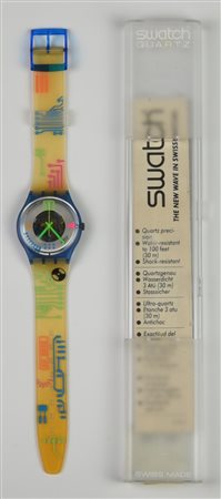 SWATCH ALU COSMOS, 1990 mod. COMPUTRIP, cod. GN108 anno 1990 Completo di...