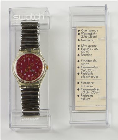 SWATCH CAVIARS, 1991 mod. KARABURUN, cod. GK135/136 anno 1991 Completo di...