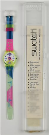 SWATCH GIRO DEL MONDO, 1992 mod. POLAR ICE, cod. LJ104 anno 1992 Completo di...