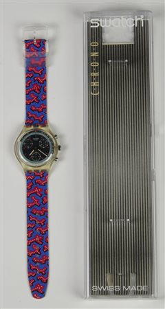 SWATCH CHRONO, 1993 mod. WILD CARD cod. SCK100 anno 1993 Completo di scatola...