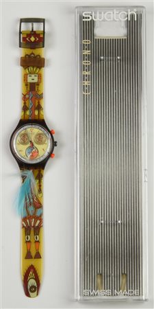 SWATCH CHRONO, 1994 mod. DANCING FEATHER, cod. SCO100 anno 1994 Completo di...