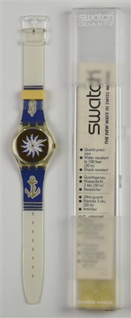 SWATCH THE SAILORS, 1992 mod. BLUE ANCHORAGE, cod. GK140 anno 1992 Completo...