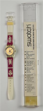 SWATCH THE SAILORS, 1992 mod. RED NOTE, cod. LK130 anno 1992 Completo di...