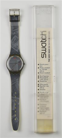 SWATCH ARCHITECTURE, 1991 mod. OBELISQUE, cod. GM104 anno 1991 Completo di...