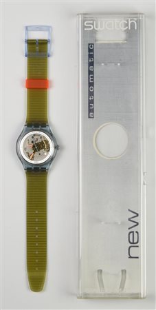 SWATCH AUTOMATICO, 1991 mod. BLUE MATIC, cod. SAN100 anno 1991 Completo di...