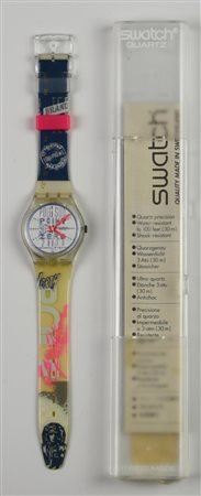 SWATCH, 1993 mod. SPACE TRACING, cod. GK163 anno 1993 Completo di scatola e...