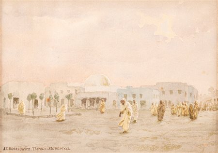 Stefan Aleksander Bakalowicz (Varsavia 1857-Roma 1947)  - Tripoli, 1921