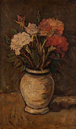 Giovanni Bartolena (Livorno 1866-1942)  - Vaso di fiori