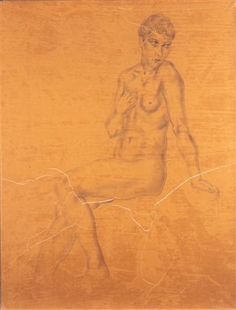 Léonard Tsuguharu Foujita (Tokyo 1886-Zurigo 1968)  - Nudo femminile