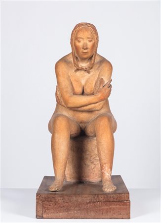 Napoleone Martinuzzi (Murano 1892-Venezia 1977)  - Nudo femminile seduto