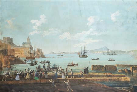 Scuola italiana metà del XIX secolo - Garibaldi a Portovenere, 1849