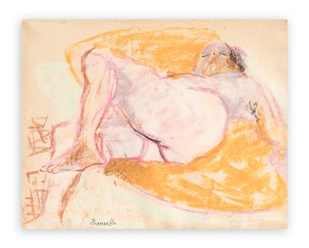 FAUSTO PIRANDELLO (1899-1975) - Nudo sdraiato, 1952 circa