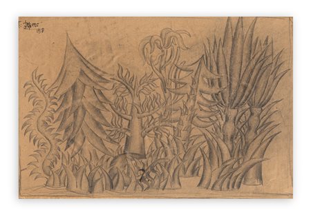 FORTUNATO DEPERO (1892-1960) - Foresta, 1918