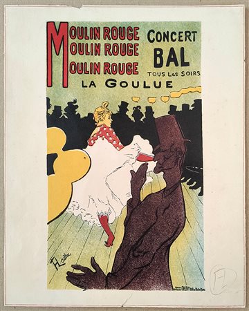 Henri De Toulouse-Lautrec, 'Moulin Rouge', 1899