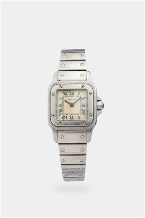 CARTIER<BR>Mod. "Santos Lady", ref. 966930, anni '90