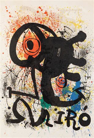 Joan Mirò (Barcellona 1893-Maiorca 1983)  - Senza titolo