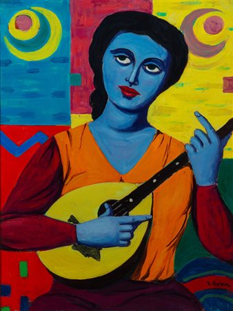 Pompeo Borra (Milano 1898-1973)  - Musicante