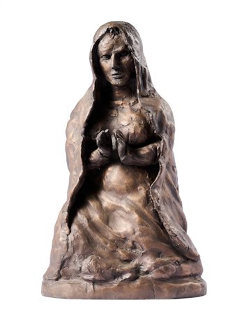 Antonio Ligabue (Zurigo 1899-Gualtieri 1965)  - Madonna, 1954