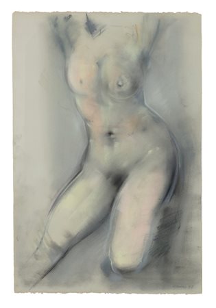 Giuseppe Ajmone (Carpignano Sesia 1923-Romagnano Sesia 2005)  - Nudo, 1987