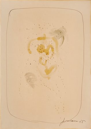 Lucio Fontana (Rosario 1899-Varese 1968)  - Concetto spaziale, 1955