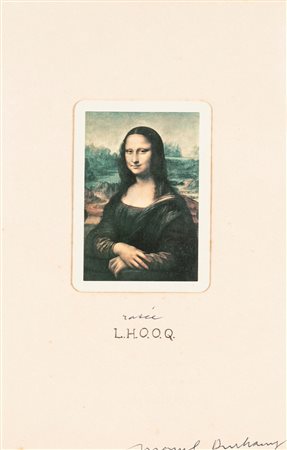 Marcel Duchamp (Blainville-Crevon 1887-Neuilly-sur-Seine 1968)  - L.H.O.O.Q Rasée, 1965