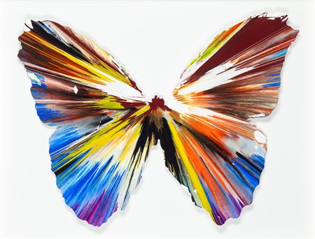 Damien Hirst (Bristol 1965)  - Butterfly Spin Painting, 2009