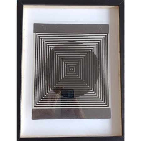 Victor Vasarely (Pécs 1906 - Parigi 1997). Composizione cinetica, 1973.