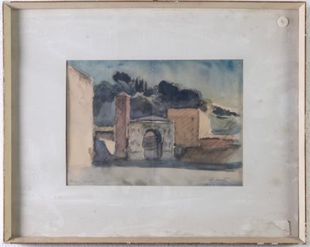 Maceo Casadei (Forlì 1899 - 1992). Arco di Giano, Roma.