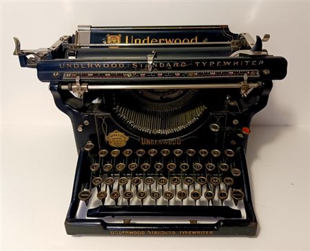 Underwood Standard Company Inc.,USA, Typewriter, maggio 1917. Macchina da scrivere. 
