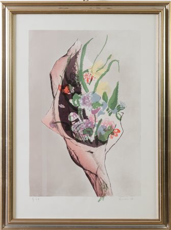 Enrico Visani (Marradi, 1938). Mazzo di fiori.