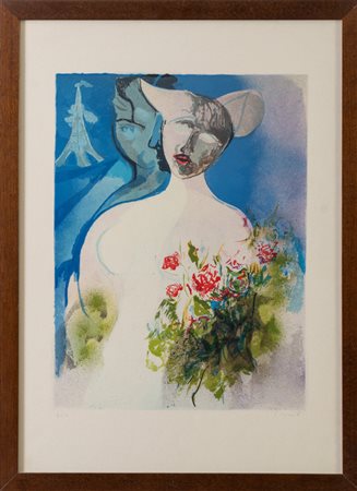 Enrico Visani (Marradi, 1938). Omaggio a Marc Chagall.