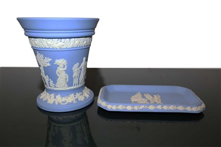 Wedgwood Made in England - Piccolo vaso e piattino