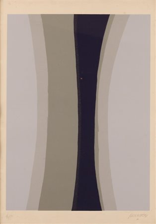 Sante Monachesi (Macerata, 1910 - Roma, 1991) 
Composizione 
Litografia cm 70x50; con cornice cm 79x59