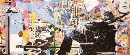 Mr. Brainwash (Garges-lès-Gonesse, 1966 - ) 
Campbell's Spray Can Poster 
Stampa cm 38x88