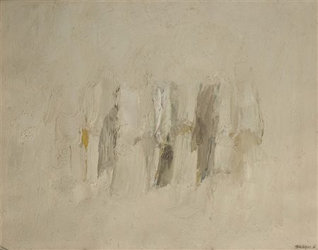 Piero Sadun Spazio plastico 1961 Olio su tela cm 60x75 - con cornce cm 68x84...