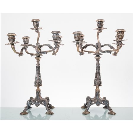 COPPIA CANDELABRI