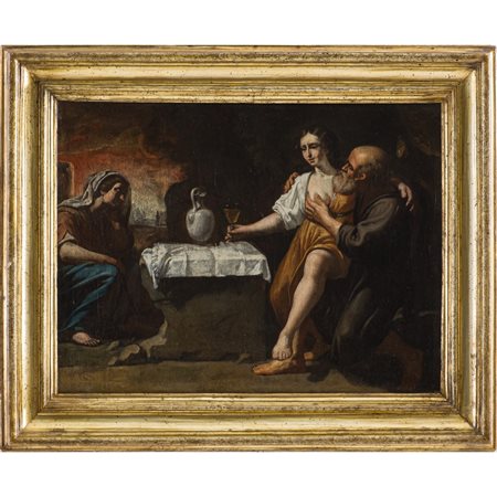 SCUOLA ROMANA DEL XVII SECOLO, Olio su tela