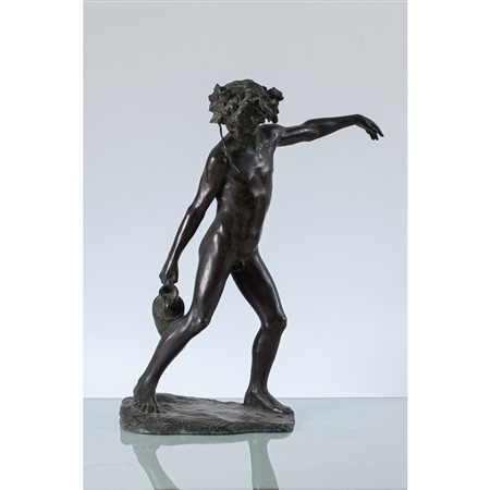 ANTONIO UGO, L'anforifero, Scultura in bronzo