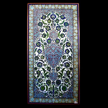 A Kutahya tile panel