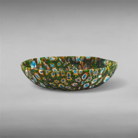 Mosaic glass 'millefleur' cup