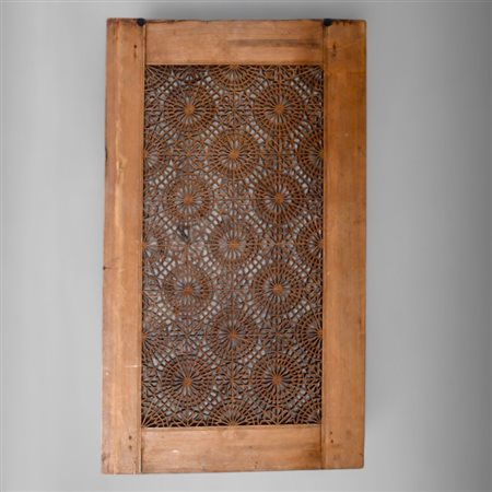 A Mughal style wooden fretwork Jali