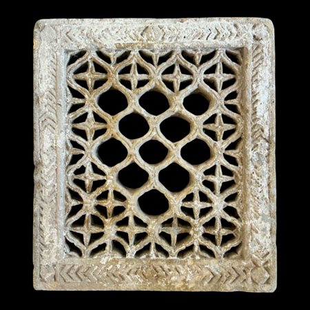 A latticed decorated stone Jali