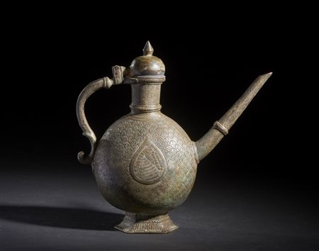 A bronze ewer