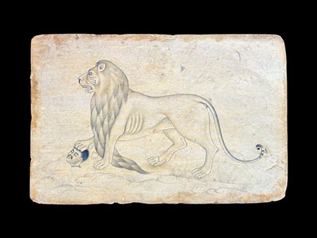 Drawing depicting a lion