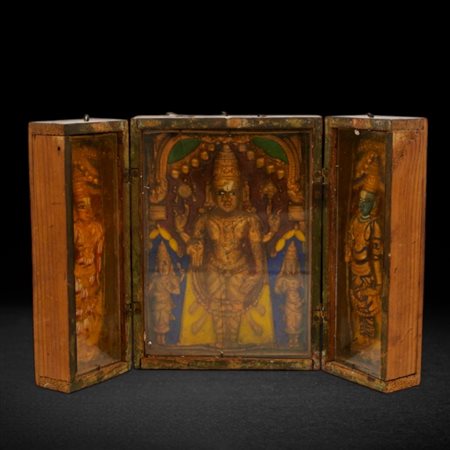 Portable Vaishnava altar