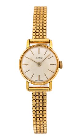 Orologio polso donna in oro Oro giallo 750/000. Cassa n° 17304 laminata in...