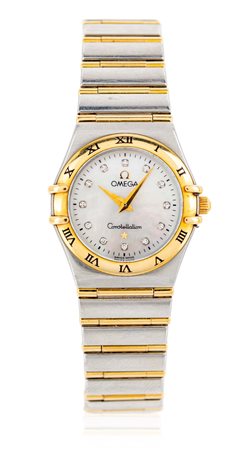 Omega Constellation My Choice Cassa n. 56618394 in acciaio e oro, lunetta in...